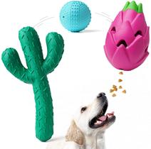 Sedioso Dog Chew Brinquedos para Mastigadores Agressivos Grande Raça,(3-Pack) Hard Dog Dental Chews Toy, Dog Toothbrush Toys for Medium Large Dogs Teeth Cleaning
