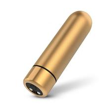 Seed-3 S-Hande Vibrador Bullet Dourado 9 Modos de Vibração e À Prova D'água