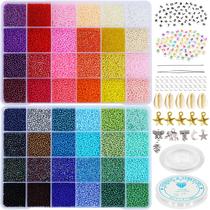 Seed Beads LEECOON 33600 unidades de vidro de 2 mm tamanho 12/0 para joias
