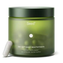 Seed DM-02 Multivitamínico Diário - 100% VD de Vitaminas e Minerais Essenciais para Mulheres e Homens - Ajuda a Preencher Lacunas Nutricionais Diárias - Saúde Imunológica, Óssea, Cabelos, Pele e Unhas - Vegano - 30 Cápsulas (Suprimento para 30 Dias)