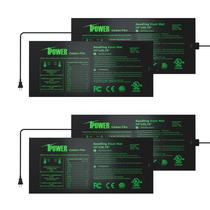 Seeding Heat Mat iPower, pacote com 4, filme de carbono atualizado de 25 x 53 cm