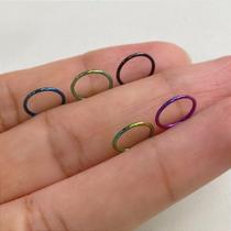 Segmento titânio nariz clicker com cores variadas