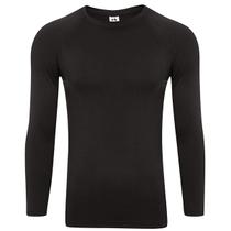 Segunda Pele Para homen Termica Segura Temperatura Comprida Masculina Manga Longa Leve Furadinha Forrada Poliamida Fina