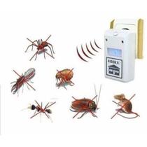 Seguro ultra-sônico repelente de pragas, eficaz repelente de insetos, essencial para casa, verão, rato, barata, mosquito - REPELENTE ULTRASSONICO