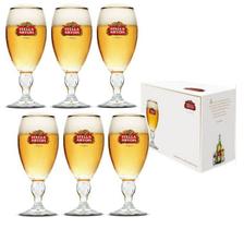Seis Taças Stella Artois Cálice Litografada Cerveja 250ml