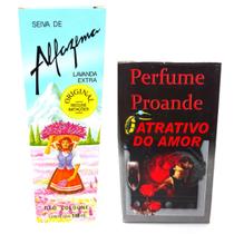 Seiva de Alfazema Original Antigo Lavanda Extra Colônia Perfume Atrativo do Amor Atração Paixão Sedução Kit