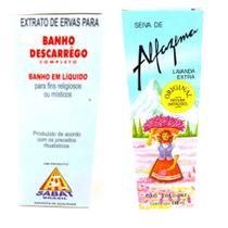 Seiva de Alfazema Original Antigo Lavanda Extra Colônia Perfume Banho de Descarrego Completo Limpeza Espiritual Kit