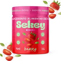 Sekey Day Suplemento Em Pó 210g Morango Bem-estar E Energia