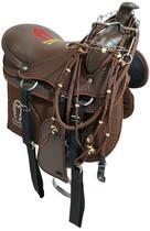 sela americana marrom + acessórios marrom mangalarga completo pronto para uso sela americana marrom + acessórios marrom mangalarga completo pronto para uso