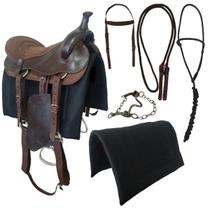 Sela Americana Para Trabalho Passeio Completa Em sola tanino