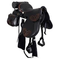 Sela Australiana Mangalarga com Alforge SV1139 - Preta