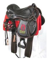 Sela Australiana Marrom Soft Gel Completa Com Abas Do Mangalarga Luxo + Acessórios