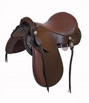 Sela Australiana Ouro Multirraça Marrom Completa 17"