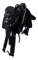 Sela Australiana Preta Infantil De Arco Luxo 12 Polegadas + Acessórios