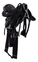 Sela Australiana Preta Infantil De Arco Luxo 12 Polegadas