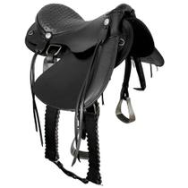 Sela Australiana São Bento com aba SV04025 - Preta Sela Australiana São Bento com aba SV04025 - Preta
