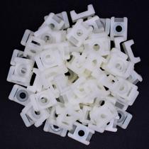 Sela Cable Tie Mount OLIREXD branca de 9 mm, pacote com 100 Sela Cable Tie Mount OLIREXD branca de 9 mm, pacote com 100