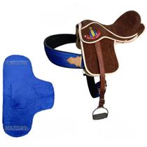Sela de campo Cavalgada Selote de vaquejada montaria Completa