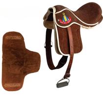 Sela de campo cavalo Selote Marrom Com Manta Cilha Loro Sela de campo cavalo Selote Marrom Com Manta Cilha Loro