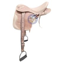 Sela de Cavalo de Campo de Couro Vaquejada Com Loro