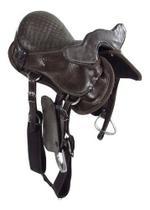 Sela De Cavalo Marrom Tradicional Completa Pra Passeio Imperdível