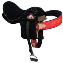 Sela De Cavalo Montaria Semi Profissional Couro Legitimo