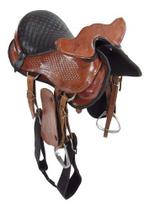 Sela De Montaria Australiana Com Cabeça Tradicional Havana 16 Polegadas Montaria