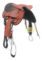 Sela De Montaria Comum Havana De Cabeça Original Toda De Couro Nova