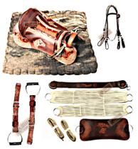 SELA Marreca Arreio KIT 13x peças CAVALO Laço Comprido SELA Marreca Arreio KIT 13x peças CAVALO Laço Comprido