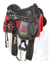 Sela Marrom Australiana Completa Confort Gel Couro Nova Completa Para Dia Dos Pais Não Perca!