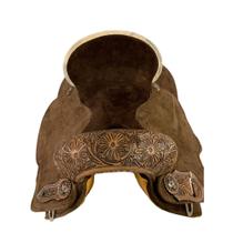 Sela Mocha para Laço Comprido Couro Virado