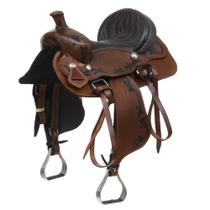 Sela para Cavalo Americana Cavalgada Completa Assento 14,5" Bronc-Steel 36986