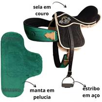 Sela para cavalo Vaquejada Em Couro Preta selote Sela para cavalo Vaquejada Em Couro Preta selote