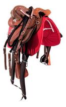 Sela Para Montaria Havana Infantil De Cabeça Completa 12 Polegadas + Itens