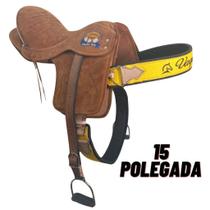 Sela Semi Profissional De Cavalo de Vaquejada em Couro Legitimo