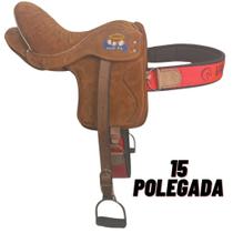 Sela Semi Profissional De Cavalo de Vaquejada em Couro Legitimo