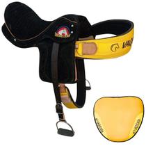 Sela Semi Profissional de Couro para Cavalo Cavalgada vaquejada