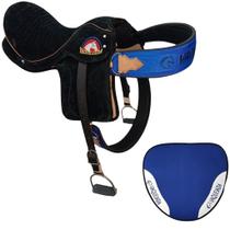 Sela Semi Profissional de Couro para Cavalo Cavalgada vaquejada