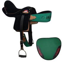 Sela Semi Profissional de Couro para Cavalo Cavalgada vaquejada