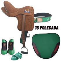 Sela Semi Profissional Vaquejada Cavalo em Couro manta caneleira Sela Semi Profissional Vaquejada Cavalo em Couro manta caneleira