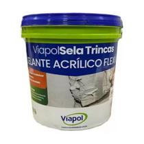 Sela Trincas Selante Acrílico Flexível 5 kg Viapol