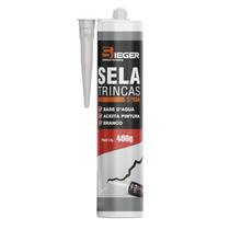 Sela Trincas Sieger SS156 400g Branco Base Água Pintura Sela Trincas Sieger SS156 400g Branco Base Água Pintura