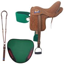Sela Vaquejada Para Cavalo Semi Profissional Selim De Couro Marrom Sela Vaquejada Para Cavalo Semi Profissional Selim De Couro Marrom