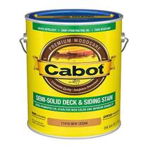 Selador de manchas de madeira Cabot Semi-Solid Low VOC New Cedar 3.8L