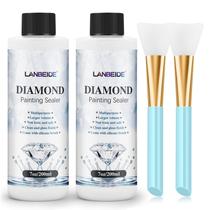 Selador de pintura de diamante LANBEIDE 200mL com escova de silicone Selador de pintura de diamante LANBEIDE 200mL com escova de silicone