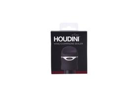Selador de vinho Houdini Stainless Black Champagne Selador de vinho Houdini Stainless Black Champagne