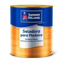 Selador Incolor Fosco 900ml - Sherwin Williams - Para Madeira - Secagem Rápida - 6 a 9m² por demão