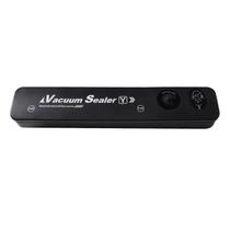 Seladora a vácuo Compact Mini para preservação de alimentos preta Seladora a vácuo Compact Mini para preservação de alimentos preta