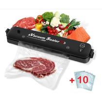 Seladora À Vàcuo Doméstica Seco Ou Úmido Premium Embaladora Alimentos 110V Seladora À Vàcuo Doméstica Seco Ou Úmido Premium Embaladora Alimentos 110V