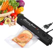 Seladora a Vácuo para Embalagem de Alimentos Bivolt Portátil Sela e Armazena Doméstica Automática
